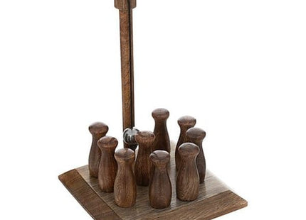 Kegelspiel "Le café bordelais" aus Mangoholz H14cm