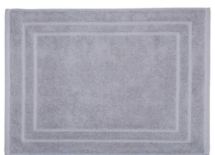 Badteppich Baumwolle grau taupe 50x70cm