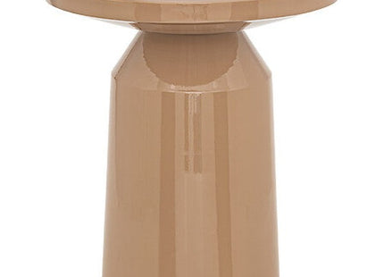 Totem-Beistelltisch Sita Metall beige D38cm