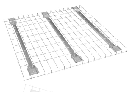 Durchfallschutz-Paletten 1100x880 mm mit Gitterfachboden & rostfreier Rückwand