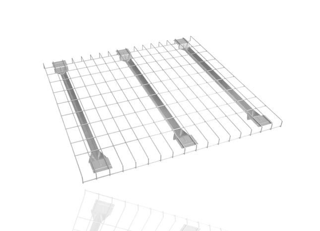 Durchfallschutz-Paletten 1100x880 mm mit Gitterfachboden & rostfreier Rückwand