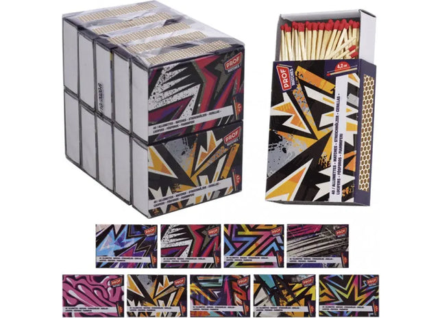 10-Pack Matchbox Set - Each Box Contains Around 40 Matches TK Gruppe® Grosshandel 