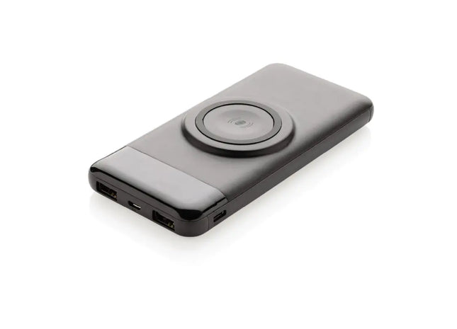 10.000 mAh Kabellose Powerbank mit Watch-Ladegerät - Schwarz TK Gruppe® Grosshandel 