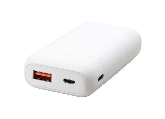 10.000 mAh Powerbank Odyssey, hochdichte tragbare Ladegerät - weiß, leistungsstarke Batterie TK Gruppe® Grosshandel 