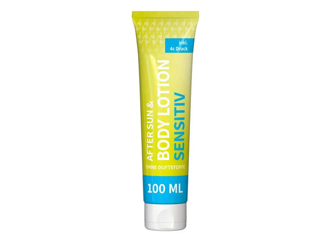 100 ml Tube - Body & After Sun Care Lotion for Sensitive Skin - Full Body Print TK Gruppe® Grosshandel 