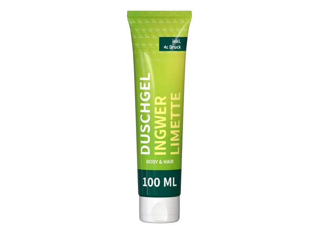 100 ml Tube - Ginger-Lime Shower Gel - Vibrant Fullbody Design TK Gruppe® Grosshandel 