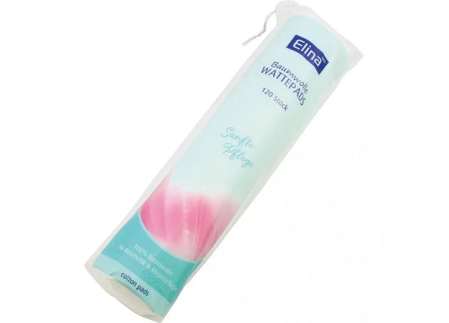 100% Baumwoll Kosmetikpads, 120 Stück, 5cm – Sanft & Effektiv für die Hautpflege TK Gruppe® Grosshandel 