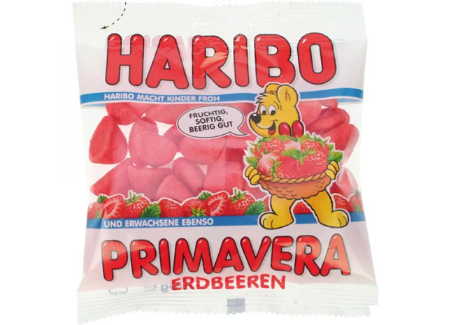 100g Haribo Strawberry Flavoured Treat - Delicious Candy for Snacking & Sharing, Ideal for Sweet Cravings TK Gruppe® Grosshandel 