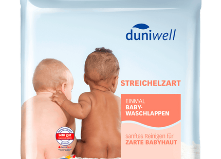 Duniwell Einmal-Baby-Waschlappen 40 Stück