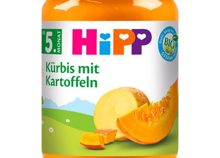 Hipp Bio Kürbis mit Kartoffeln 190g