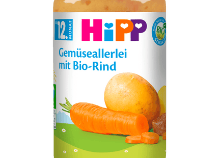 Hipp Gemüseallerlei mit Bio-Rind 250g