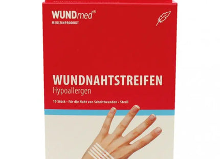 102x6.4mm Wundnahtstreifen, 10er-Pack - Effektive Hautverschlüsse zur Wundheilung TK Gruppe® Grosshandel 