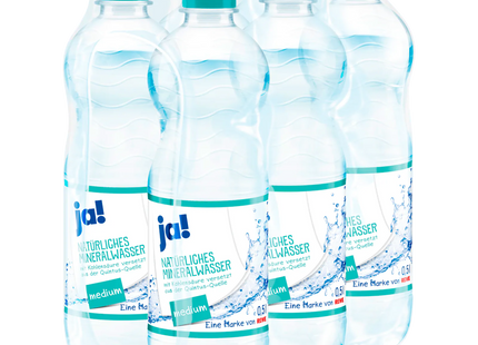 ja! Mineralwasser Medium 6x0,5l