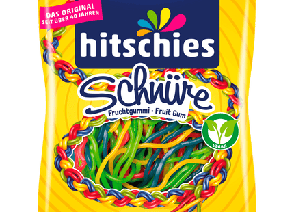 Hitschies Fruchtgummi-Schnüre 4 Farben 125g