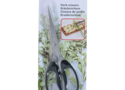 19cm Kräuterschere SS/PP: Mehrklingen-Edelstahl Küchenschere TK Gruppe® Grosshandel 