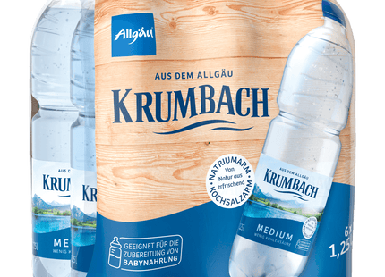 Krumbach Mineralwasser Medium 6x1,25l