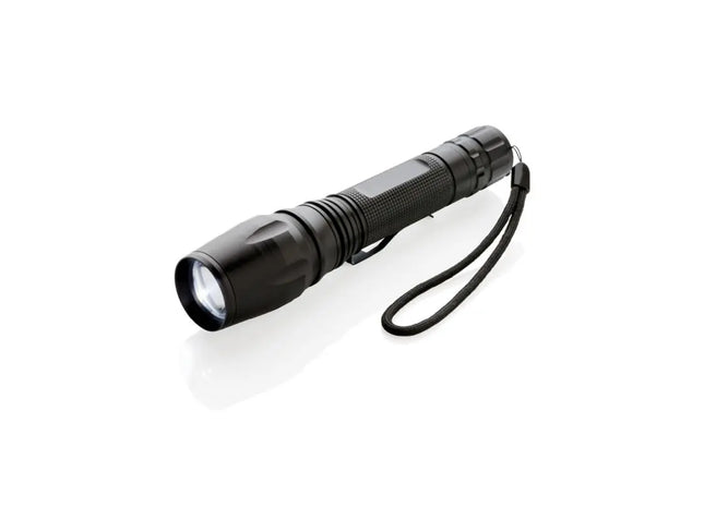 10W Cree LED-Taschenlampe - Schwarz, ultrahell und robust für vielseitige Einsatzmöglichkeiten TK Gruppe® Grosshandel 
