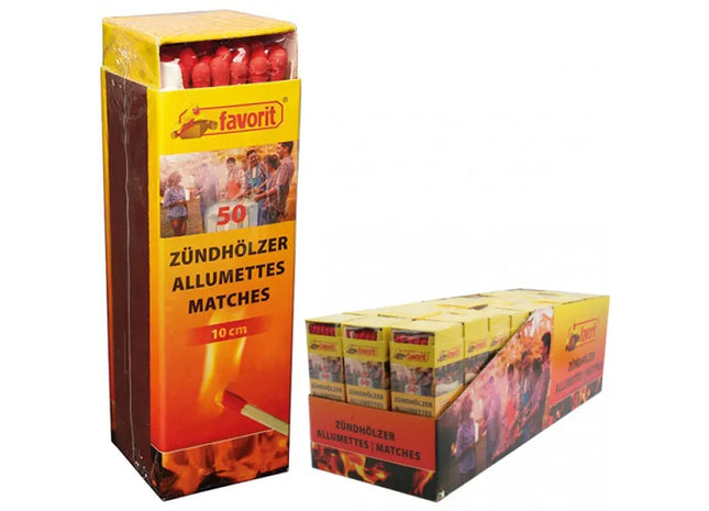 10cm Lange Sicherheitszündhölzer, 50 Stück - 100% FSC Zertifiziert TK Gruppe® Grosshandel 