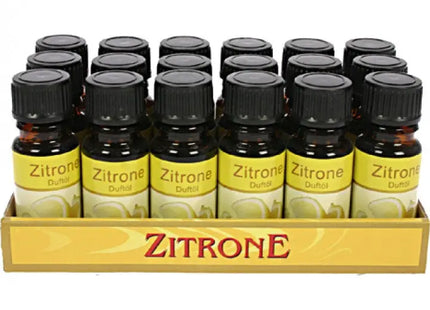 10ml Glass Bottle Lemon Aroma Essence - Natural Oil for Diffusers, Humidifiers, Aromatherapy TK Gruppe® Grosshandel 