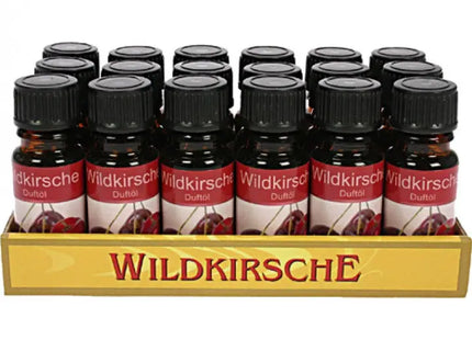 10ml Glass Bottle Wild Cherry Aroma Essence - Natural Oil for Diffusers, Humidifiers, Aromatherapy TK Gruppe® Grosshandel 