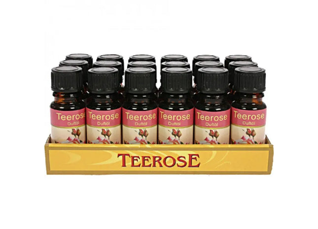 10ml Glass Bottle of Tea Rose Scented Essential Oil - Aromatic Fragrance for Home and Personal Use TK Gruppe® Grosshandel 