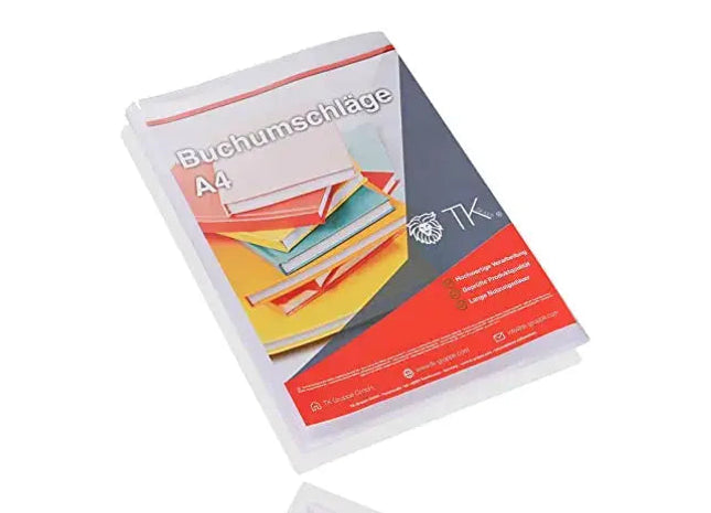 20x Buchumschlag Schutzhülle Hefthülle Einband bunt- DIN A4 - für Bücher, Hefte, Schulbücher & Buchhülle & Buchschoner & Hefthülle - Heftumschlag für