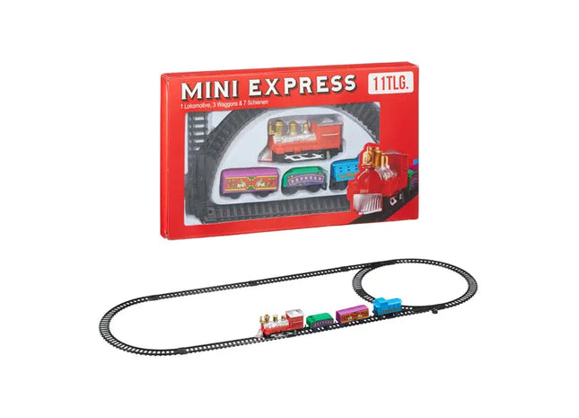 11-teiliges Miniatur-Zugset - Ideal für Modellbahneinsteiger TK Gruppe® Grosshandel 