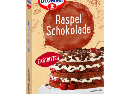 Dr, Oetker Raspelschokolade Zartbitter 100g