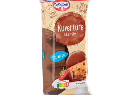 Dr, Oetker Kuvertüre Vollmilch 150g