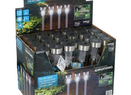 Solar-LED-Außenlampe – 5,5 x 36,5 cm, umweltfreundliche Gartenbeleuchtung TK Gruppe® Grosshandel 