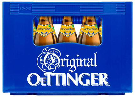 Original Oettinger Hefeweizen hell 20x0,5l