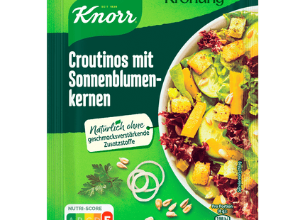 Knorr Salatkrönung Croutinos mit Sonnenblumenkernen Croutons 25 g