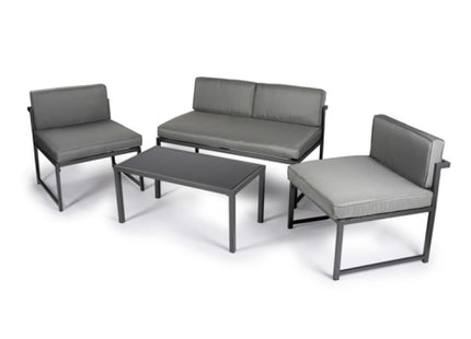 London Lounge-Set, 3-teilig, schicke Outdoor-Möbel für Terrassen- und Gartenkomfort TK Gruppe® Grosshandel 