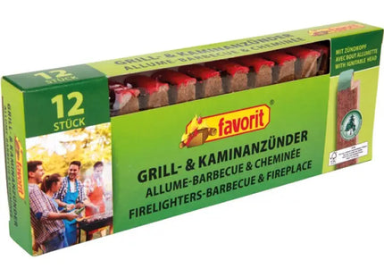 12-Pack Eco Grill & Oven Lighters, FSC-Certified Ignition, Environmentally Friendly TK Gruppe® Grosshandel 