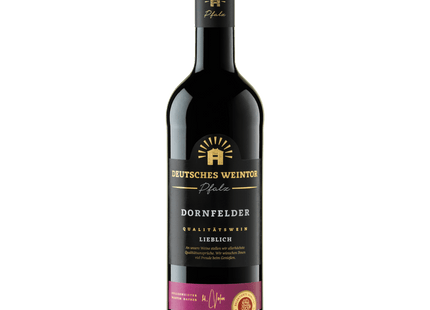 Deutsches Weintor Rotwein Dornfelder QbA lieblich 0,75l