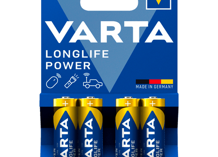 VARTA Batterien High-Energy AA 4 Stück