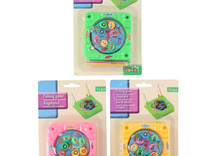 12-teiliges Angelspiel-Set, 9,5x9,5cm - Interaktives Magnet-Angelspielzeug TK Gruppe® Grosshandel 