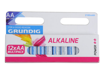 AA-Batterien mit hoher Kapazität, LR6, 2100 mAh, 12er-Pack – langanhaltende Leistung TK Gruppe® Grosshandel 