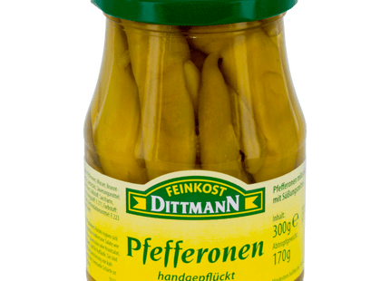 Feinkost Dittmann Pfefferonen mild-pikant 170g