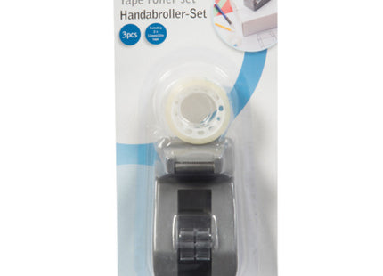 Handheld-Klebebandabroller-Set mit 2 Rollen, je 12 m, praktische Versiegelungslösung für den schnellen Einsatz TK Gruppe® Grosshandel 