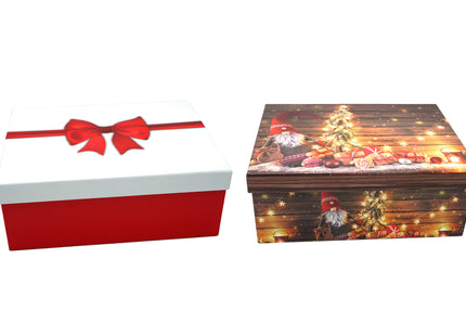 Weihnachtliche Geschenkboxen, 13er-Set mit verschiedenen Größen und Designs TK Gruppe® Grosshandel 