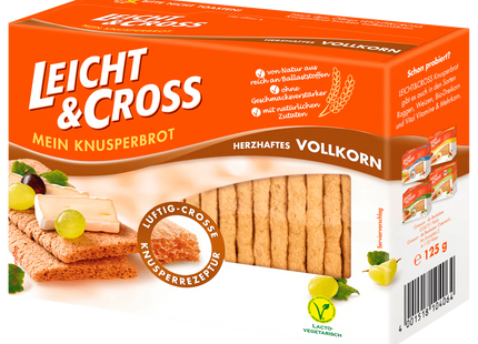 Leicht&Cross Knusperbrot Vollkorn 125g