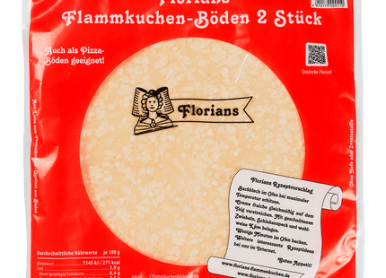 Florian's Flammkuchen-Böden rund 2 x 130 g