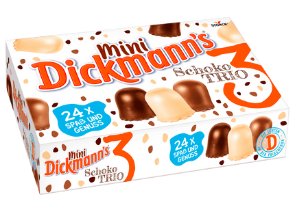 Mini Dickmann's Schoko Trio 200g, 24 Stück