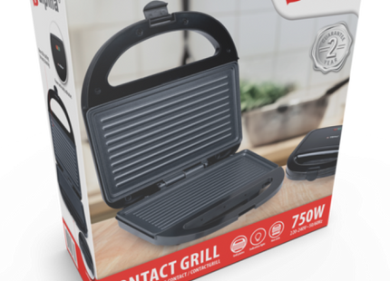 Kompakter Kontaktgrill 750W – Ideal für schnelles Grillen zu Hause TK Gruppe® Grosshandel 