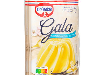 Dr, Oetker Gala Pudding Bourbon-Vanille 111g, 3 Stück