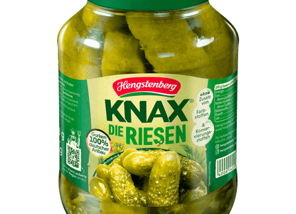 Hengstenberg Die Riesen Gewürzgurken 850g