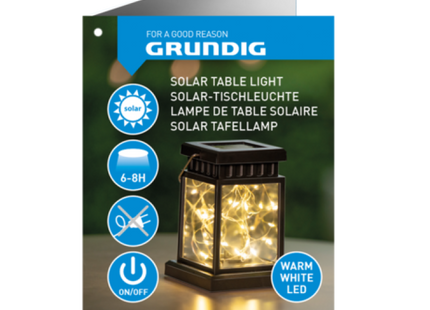 Solarbetriebene Tisch-LED-Lichterkette für eine Atmosphäre im Freien TK Gruppe® Grosshandel 