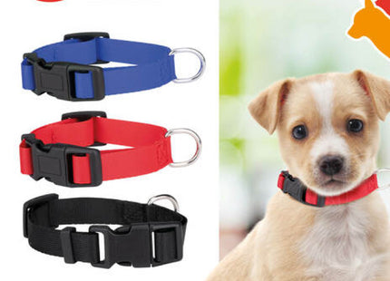 Extra kleines Hundehalsband 3as – verstellbare bequeme Passform, strapazierfähiges Nylon, sicherer Verschluss TK Gruppe® Grosshandel 