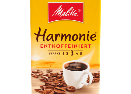 Melitta Harmonie entkoffeiniert Filterkaffee gemahlen 500g